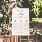 Wedding Table Plan, Personalised Calligraphy Seating Plan, Banquet Theme, Table Plan, A1 & A2, Wedding Decor, Aisle Decor, Long Tables