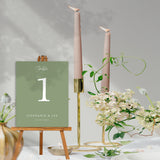 Sage Green Wedding Table Numbers, Table Number, Wedding Table Cards, Table Names, Double Sided, Table number Cards, Wedding Table Decor.