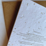 Plantable Bridesmaid Proposal Card, Eco Friendly Wildflower Seed Card, Flower Girl Proposal Card, Maid of Honour Card, Will you be my Card.