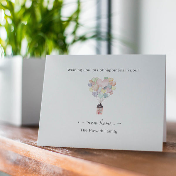New Home Card, Congratulations on New Home, Happy New Home, Home Sweet Home, First Home Card, Housewarming Card, New House Personalised Card