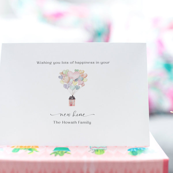 New Home Card, Congratulations on New Home, Happy New Home, Home Sweet Home, First Home Card, Housewarming Card, New House Personalised Card