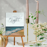 Coastal Design Wedding Table Numbers, Wedding Table Name Cards, Wedding Table Signs, Beach Wedding Table Name Cards, Beachcomber Design.