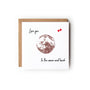 Love You To The Moon And Back, Valentines Card, Card for Wife, For Husband, For Boyfriend, Simple Valentines Day Card.