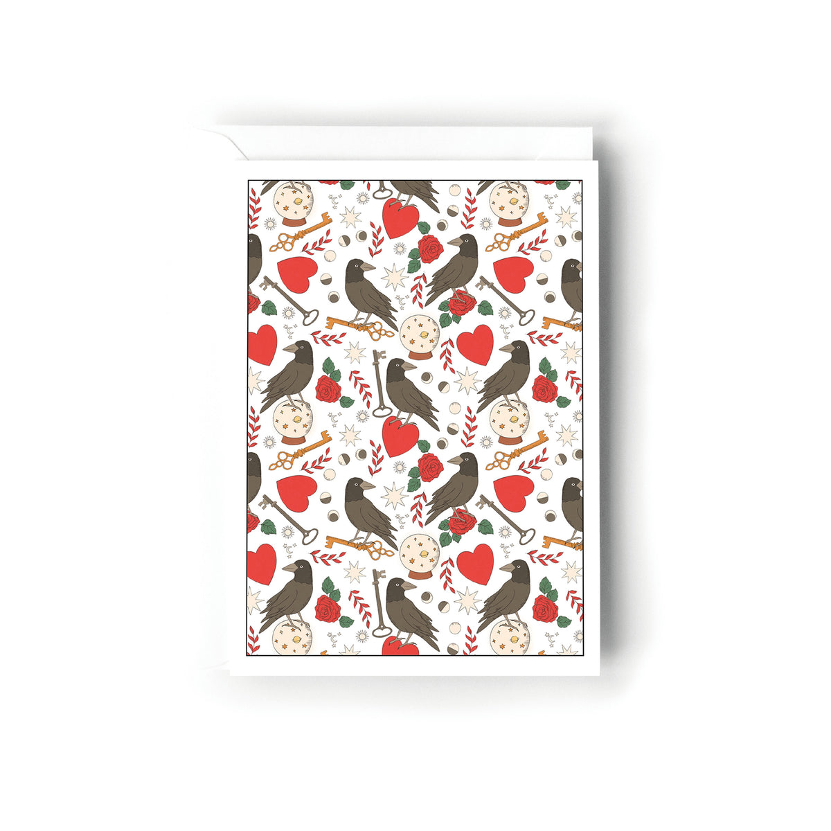 Tarot Style Design, Valentines Day Card, Card for Wife, For Husband, For Boyfriend, For Girlfriend, Simple Valentines Day Card