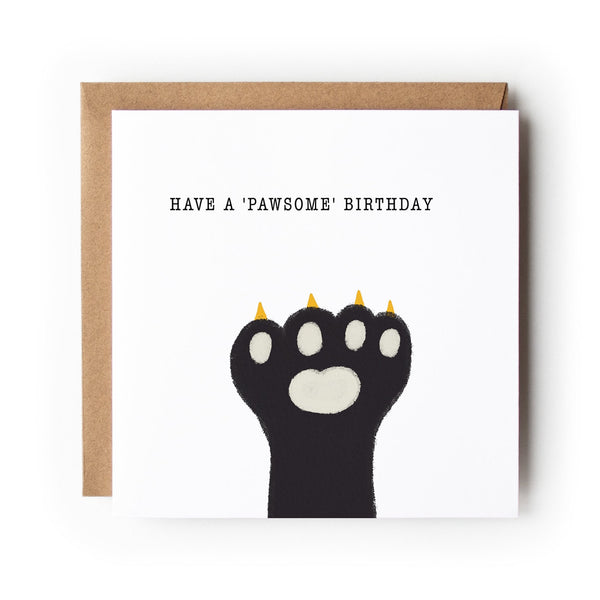 Cat Birthday Card, Black Cat, Funny Cat Card, Greeting Card, Birthday Card, Card for Cat Lover, Card For Her, Card For Him, Cat.