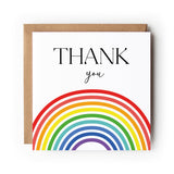 Thanks Rainbow Card, Thank You Card, Rainbow Card